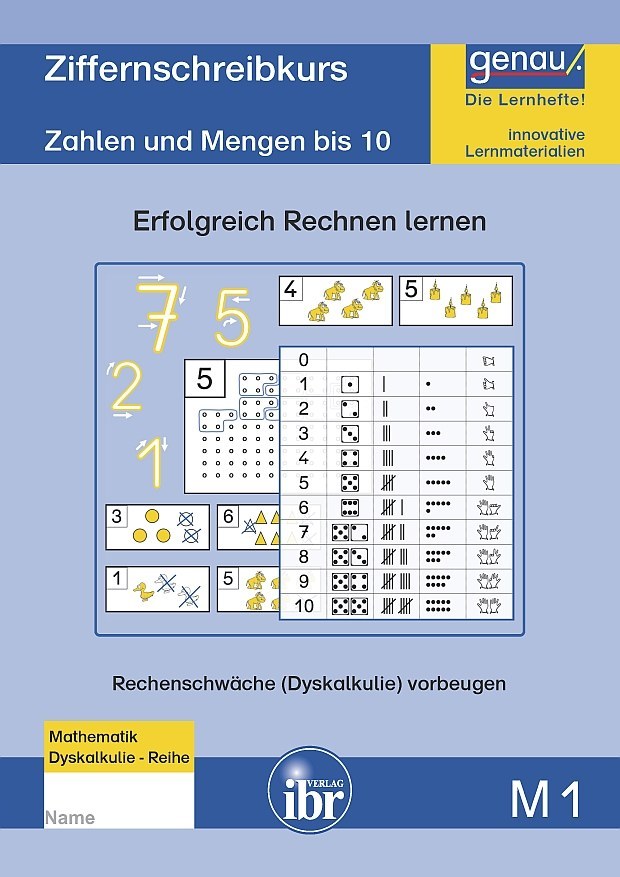 M1 Ziffernschreibkurs Zahlen und Mengen