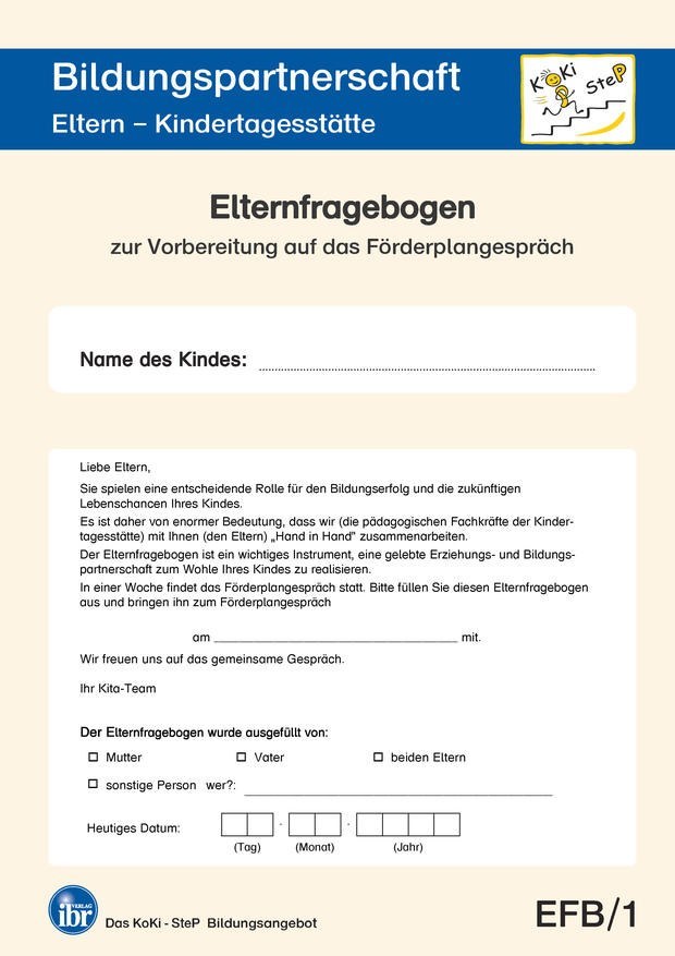 EFB/1 - Elternfragebogen