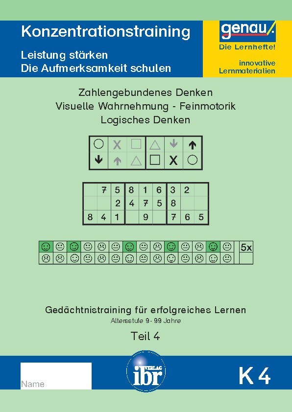 K4 Konzentrationstraining Teil 4