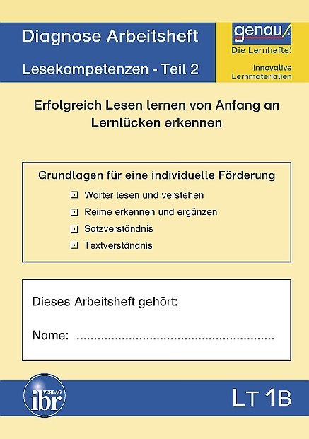 LT1B Diagnose Arbeitsheft